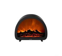 Autilyshop Diffuseur d'arômes 3D avec lumière LED d'ambiance 7 couleurs, réservoir d'eau de 200 ml, pour la maison, le bureau, le yoga, le studio de yoga, minuteur, 1h, 3h, 5h (noir)