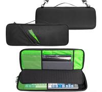 Autilyshop Étui de rangement portable en EVA pour claviers Wooting80HE 98-100 touches - Sac de rangement léger et imperméable avec bandoulière - Doublure intérieure douce - Pochette de transport