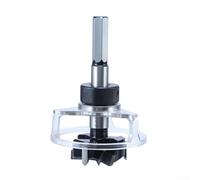 Autilyshop Foret à bois en acier trempé de 35 mm avec couvercle de protection et design à trois lames pour verrouillage de tiroir de précision et installation de charnière dans le travail du bois