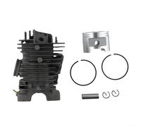 Autilyshop Kit de 6 cylindres de rechange pour tronçonneuses MS310 MS390 MS290 029 039 49 mm avec anneaux cylindriques, goupilles et clips pour Effic