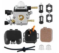 Autilyshop Kit de carburateur en métal pour souffleurs de feuilles de gaz BG55 SH55 SH55C BG85 SH85 SH85C BG55Z pour Zama C1Q S68G C1Q S68 avec couvercle de filtre à air et boîtier de rechange