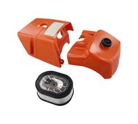 Autilyshop Kit de couvercle de filtre à air pour tronçonneuse MS640 MS650 MS660 064 065 066 avec déflecteur de filtre et couvercle de cylindre pour améliorer les performances du moteur Plas