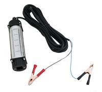 Autilyshop Lampe de pêche sous-marine 120 W 180 W haute puissance submersible Finder 12 V 7 m câble 240 perles LED IP68 étanche en acier inoxydable pour leurre de calmar pêche de nuit Vert (180 W)