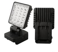 Autilyshop Lampe de poche LED sans fil 1200 1500 lumens 18 V 20 V batterie au lithium pour BL1518 BL2018 PCC680L PCC681L PCC685L FMC680L FMC687L FMC688L SCB20C A92 réglable 90 degrés