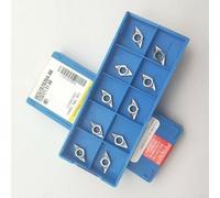 Autilyshop Lot de 10 inserts indexables en carbure de tungstène DCGT070204 AK H01 pour usinage de matériaux en aluminium et travail des métaux CNC