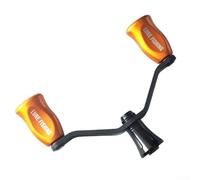 Autilyshop Moulinet de pêche en fibre de carbone avec double bras à bascule avec deux roulements pour Daiwa Fuego Prorex VLT et Salamandura Accessoire de modification en rouge, vert vif, violet Bla