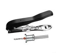 Autilyshop Perforateur Réglable pour Chant Plaqué 12cm Acier(8mm + 2.8mm) | Profondeur réglable, finition lisse, opération manuelle pour facile, pour idéal chant plaqué, déformation