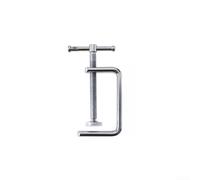 Autilyshop Pince G en acier pour le travail du bois avec couvercle de protection en caoutchouc antidérapant pour menuiserie, bricolage, bricolage, serrage, perçage et coupe, mâchoire plate stable, 46