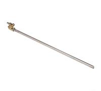 Autilyshop Rallonge de nettoyeur haute pression robuste pour gros camions Outil de nettoyage de réservoir d'eau et de gaz avec design à 3 trous en métal 55 cm Argenté (B)