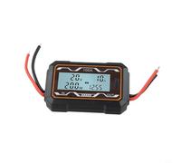 Autilyshop RC200A Power Meter Testeur de batterie Analyseur de tension et de courant 200 A 0 à 60 V DC Wattmètre avec affichage numérique rétroéclairé pour systèmes solaires automobiles et énergie