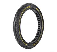 Autilyshop Roue en caoutchouc solide anti-crevaison pour vélo électrique, fauteuil roulant, vélo de 40,6 cm, pas de gonflage nécessaire, faible entretien, traction stable, noir (jaune)