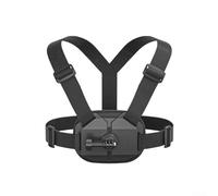 Autilyshop Sangle de poitrine compatible avec support réglable en ABS pour vue à la première personne, harnais de caméra stable, noir, léger pour aventure en plein air
