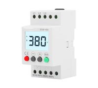 Autilyshop STVP-931 Protection triphasée 380 V contre les surtensions et les déséquilibres de phase avec clavier LCD Montage sur rail DIN pour systèmes électriques industriels