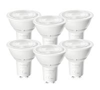 Auting Ampoules LED GU10, 6 Pièces 2W (Remplacent 40W), 360LM, Spots LED Réflecteurs Lumière Blanc Chaud 3000K, Angle d'Éclairage 38°, Non Dimmable Efficacité Énergétique A