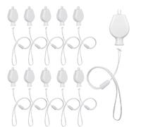 Auting Lot 10 Lampions LED Blanc Chaud À Piles Guirlande Papier | Décoration pour fêtes, mariage, Noël et Halloween, crée une ambiance douce dans différents espaces intérieurs