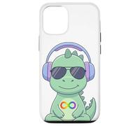 Autism Acceptance Casque Dinosaure Symbole Infini T-Rex Coque pour iPhone 12/12 Pro