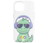 Autism Acceptance Casque Dinosaure Symbole Infini T-Rex Coque pour iPhone 15