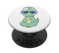 Autism Acceptance Casque Dinosaure Symbole Infini T-Rex PopSockets PopGrip Adhésif