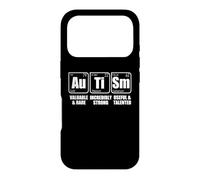 Autism Au Ti SM Tableau périodique des éléments Science Meme Coque pour iPhone 17 Pro