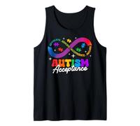 Autism Awareness Acceptance Shirt Infinity Symbol Man Women Débardeur