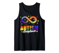 Autism Awareness Acceptance Shirt Infinity Symbol Man Women Débardeur
