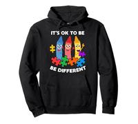 Autism Awareness Day Gift It’s Ok to Be Different Autistic Sweat à Capuche