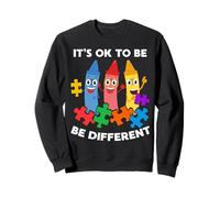 Autism Awareness Day Gift It’s Ok to Be Different Autistic Sweatshirt