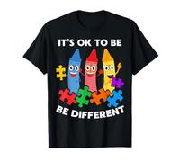 Autism Awareness Day Gift It’s Ok to Be Different Autistic T-Shirt