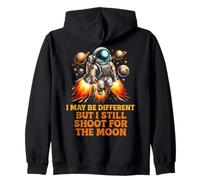 Autism Awareness & Neurodiversity Pride - Shoot For the Moon Sweat à Capuche