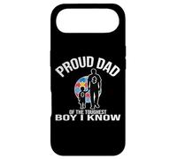 Autism Awareness Père Fils Autistic Kids Boy Autism Dad Son Coque pour iPhone Air