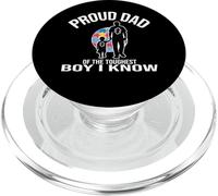 Autism Awareness Père Fils Autistic Kids Boy Autism Dad Son PopSockets PopGrip pour MagSafe