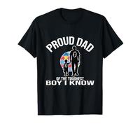 Autism Awareness Père Fils Autistic Kids Boy Autism Dad Son T-Shirt