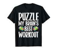 Autism Awareness - Puzzle My Brain Best Workout - Puzzle T-Shirt