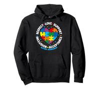 Autism Awareness Respect Love Support Blue Autism Sweat à Capuche