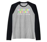 Autism Awareness Shirt Women Autism Tshirt Autism Acceptance Manche Raglan
