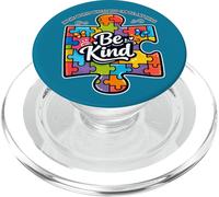 Autism Be Kind - Puzzle rétro pour Sensibilisation à l'inspiration PopSockets PopGrip pour MagSafe