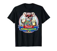 Autism Brother, Koala Bear Donut Milkshake Neurodiverse TDAH T-Shirt