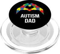 Autism Dad, C'est Bien d'être différent Mois de Sensibilisation à l'Autisme PopSockets PopGrip pour MagSafe