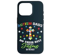 Autism Dad Christian - Faith Based Awareness Père Croix Coque pour iPhone 16 Pro