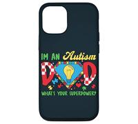 Autism Dad Superpower - Puzzle de Sensibilisation au père Coque pour iPhone 12/12 Pro