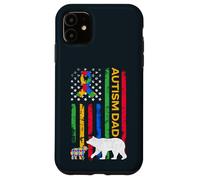 Autism Father Son - Papa Bear Autistic Boys Girls Autism Dad Coque pour iPhone 11
