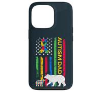 Autism Father Son - Papa Bear Autistic Boys Girls Autism Dad Coque pour iPhone 13 Pro