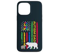 Autism Father Son - Papa Bear Autistic Boys Girls Autism Dad Coque pour iPhone 13 Pro Max