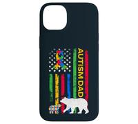 Autism Father Son - Papa Bear Autistic Boys Girls Autism Dad Coque pour iPhone 14 Plus