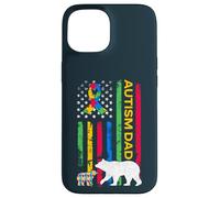 Autism Father Son - Papa Bear Autistic Boys Girls Autism Dad Coque pour iPhone 15