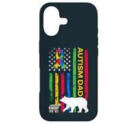 Autism Father Son - Papa Bear Autistic Boys Girls Autism Dad Coque pour iPhone 17