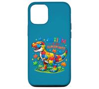 Autism is My Superpower Autism Awareness Dinosaure Garçons Enfants Coque pour iPhone 12/12 Pro