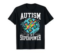 Autism is My Superpower Autist TSA Disorder Autism T-Shirt Graphique avec Valeur