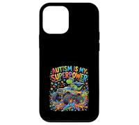 Autism is My Superpower Dinosaure Monster Truck Boys Coque pour iPhone 12 Mini
