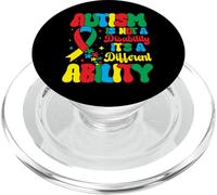 Autism is Not A Disability It's A Different Ability - Autism PopSockets PopGrip pour MagSafe
